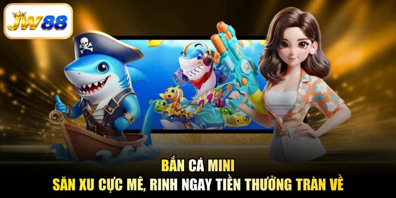 Bắn Cá Mini - Săn Xu Cực Mê, Rinh Ngay Tiền Thưởng Tràn Về