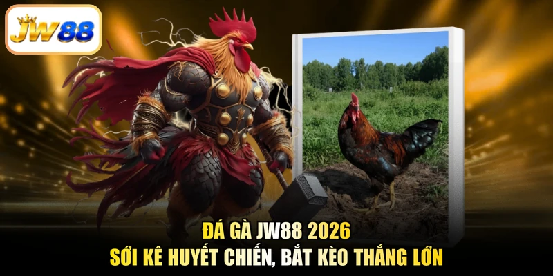 Đá Gà JW88 2026 - Sới Kê Huyết Chiến, Bắt Kèo Thắng Lớn
