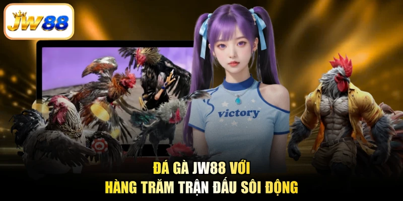 Đá gà JW88 với hàng trăm trận đấu sôi động