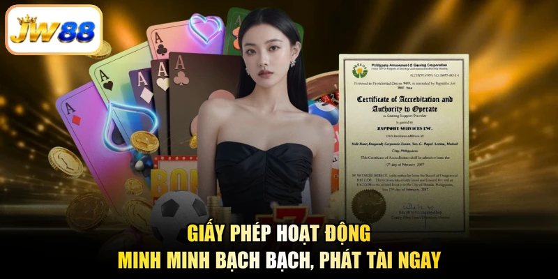 Giấy Phép Hoạt Động - Minh Minh Bạch Bạch, Phát Tài Ngay